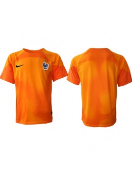 Frankrike Målvakt Replika Hemmakläder VM 2022 Kortärmad